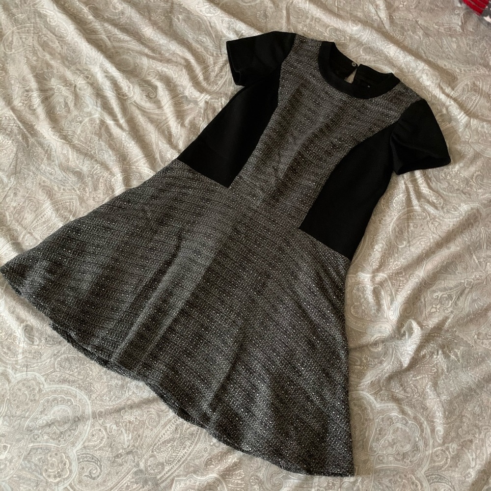 NWOT Madewell Tribune Color Block Flare Dress